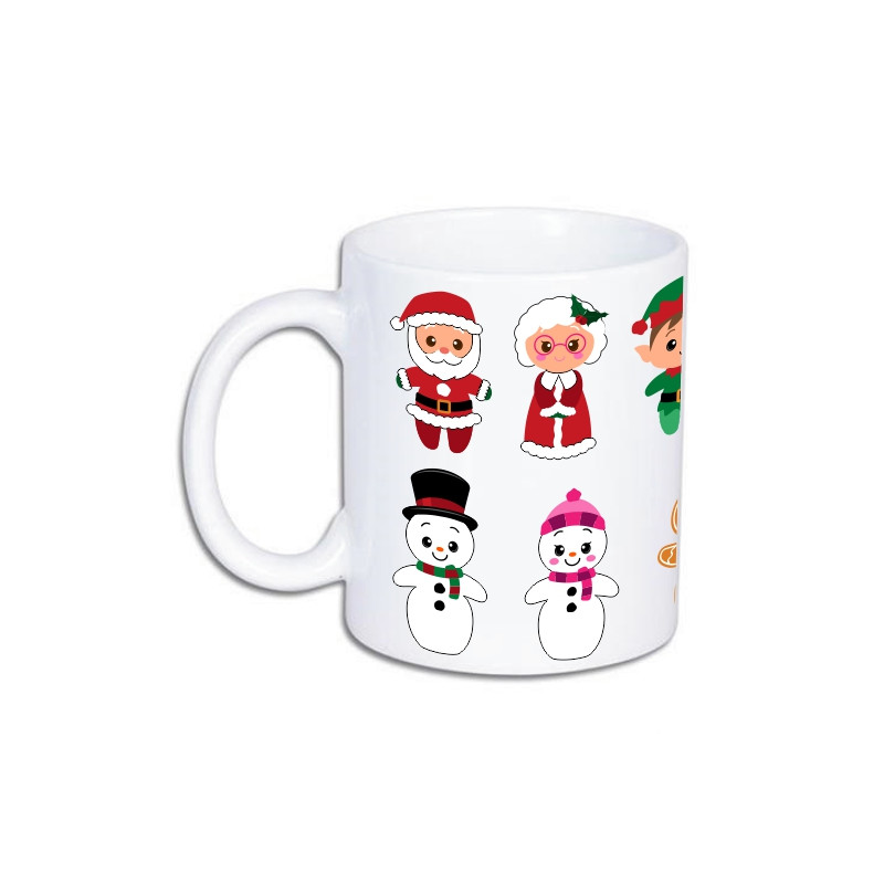 Kubek z nadrukiem Mikołaja i Pni Mikołajowej. Nowy Sącz