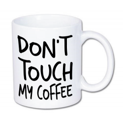 kubek na kawę z śmiesznym tekstem
