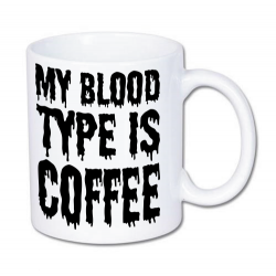 kubek z śmiesznym nadrukiem na kawę