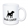 kubek z nadrukiem psa i napisem miłośnik psów