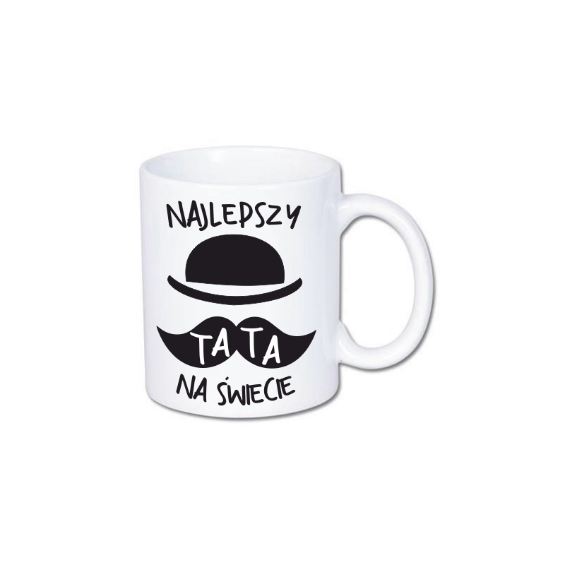 Kubek dla taty z nadrukiem najlepszy tata na świecie