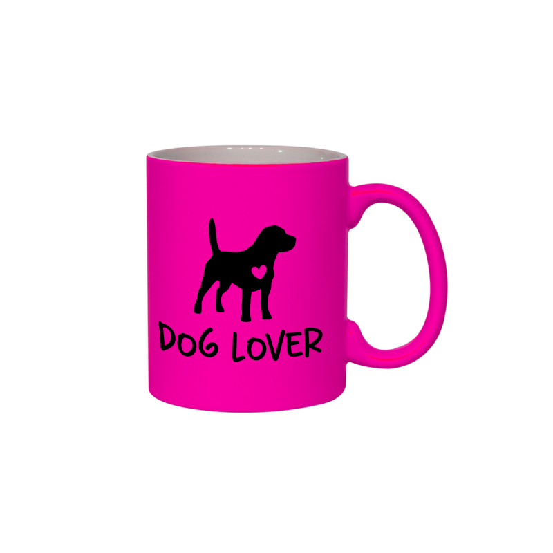 kubek z napisem miłośnik psów i psem