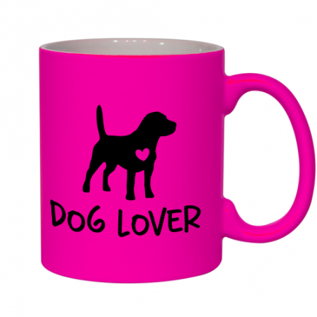 kubek z napisem miłośnik psów i psem