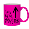 kubek z strasznym nadrukiem, jestem prawdziwym potworem