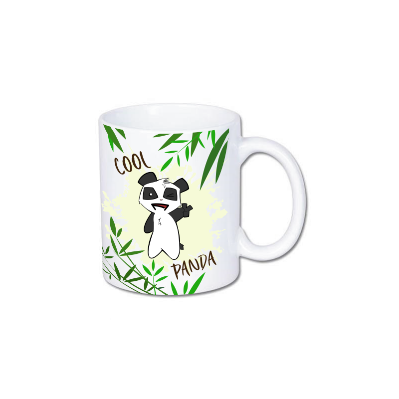 kubek z uśmiechniętą pandą