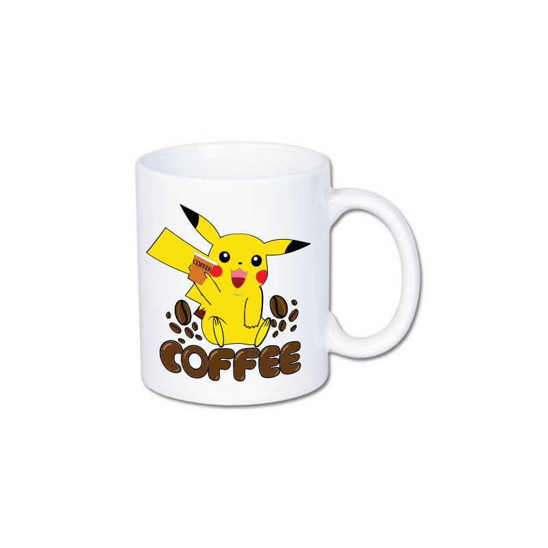kubek z nadrukiem pikachu pokemon