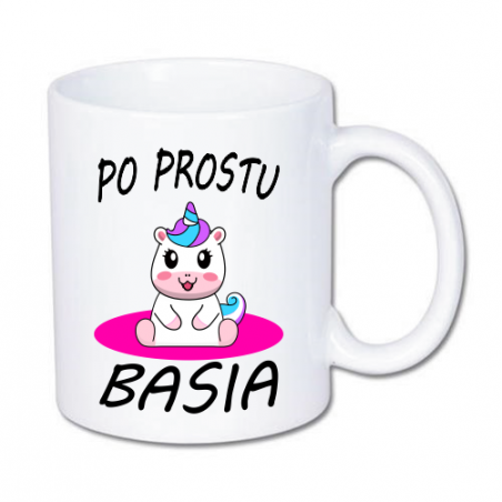Kubeczek z nadrukiem jednorożca i imieniem