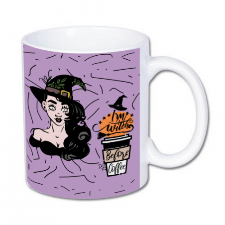 Kubek z nadrukiem na kawę dla wiedźmy