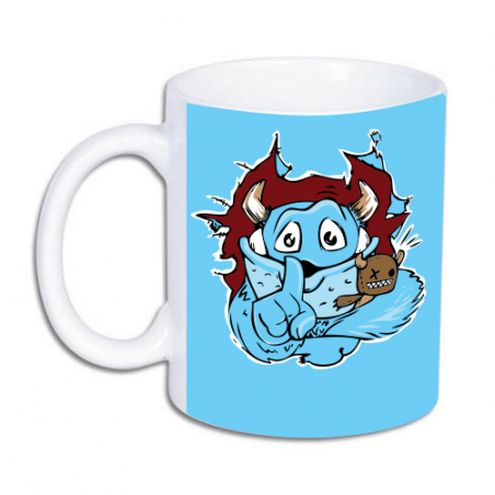 Kubek z nadrukiem | Niebieski Potwór