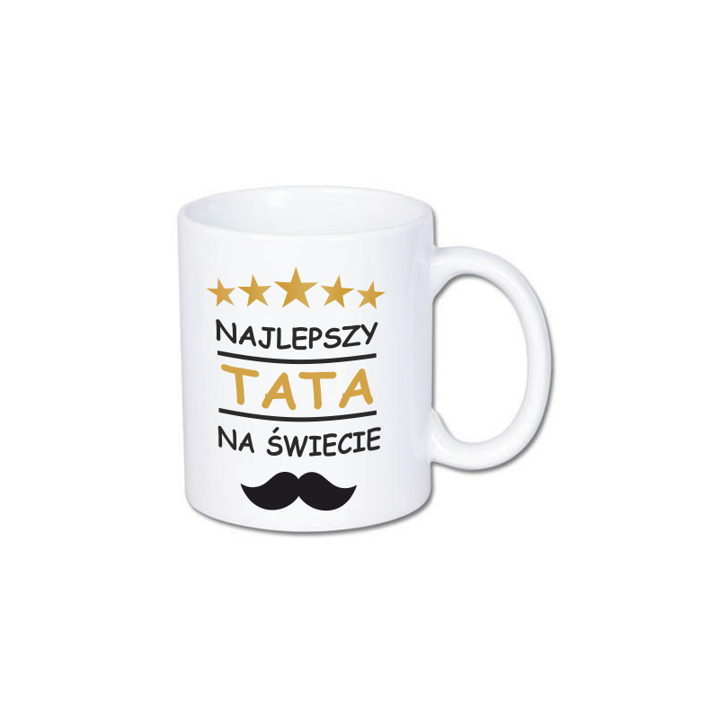 Kubek z nadrukiem najlepszy tata na świecie