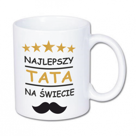 Kubek z nadrukiem najlepszy tata na świecie