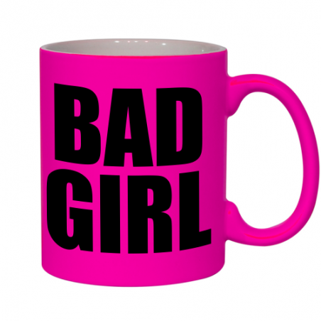 Kubek z nadrukiem BAD GIRL, niegrzeczna dziewczyna