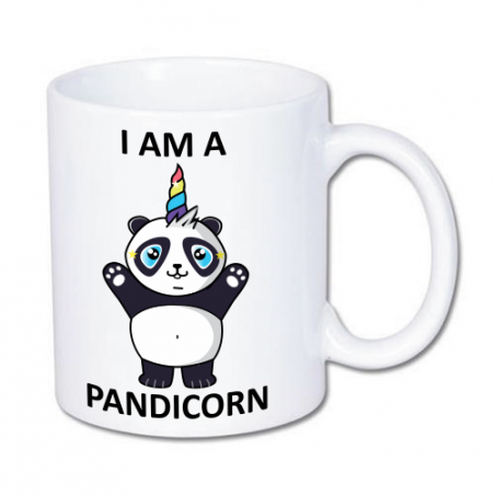Kubek z pandą i jednorożcem. Pandicornem