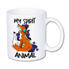 kubek z nadrukiem lisa, i napisem "my spirit animal"
