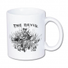 kubek z nadrukiem diabła na tronie