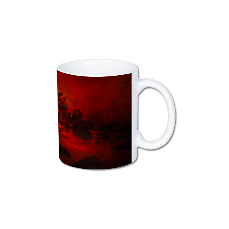 panoramiczny kubek z nadrukiem belzebuba