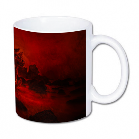 panoramiczny kubek z nadrukiem belzebuba