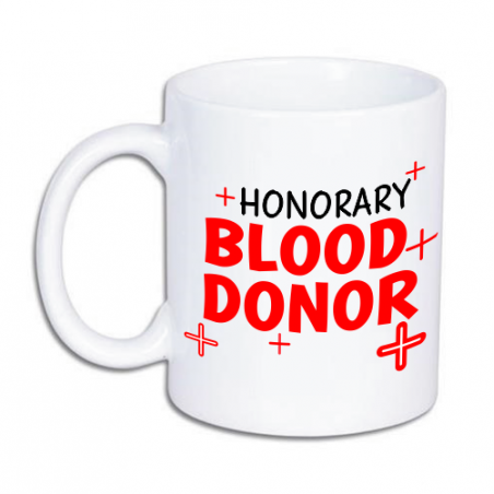 kubek dla honorowego dawcy krwi