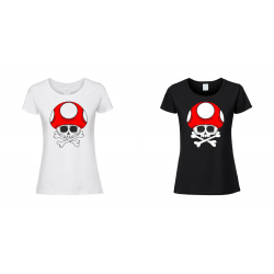 Koszulka Dla Graczy | Czaszka Mario