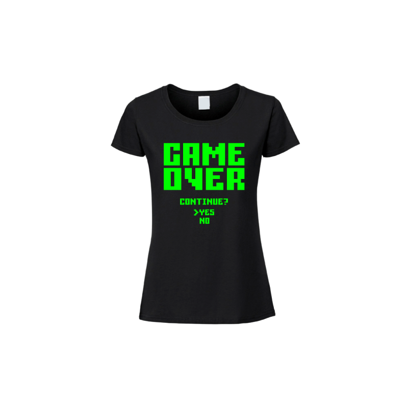 koszulka z grafiką, koniec gry, kontynuować?