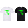 Koszulka z Nadrukiem | Game For Life | Prezent