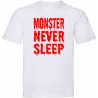 straszna koszulka, potwory nigdy nie śpią