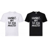 Śmieszna Koszulka z Nadrukiem | Ludzie To Potwory