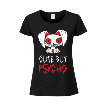 straszna koszulka z nadrukiem królika