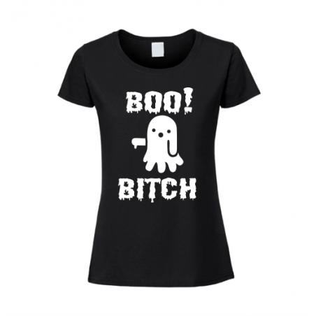 Koszulka na halloween z nadrukiem ducha