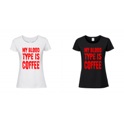 Kawa To Moja Krew | Koszulka Do Pracy