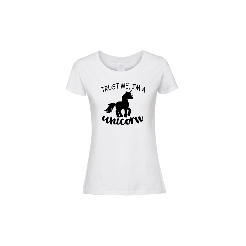 koszulka z nadrukiem jednorożca, zaufaj mi, jestem jednorożcem