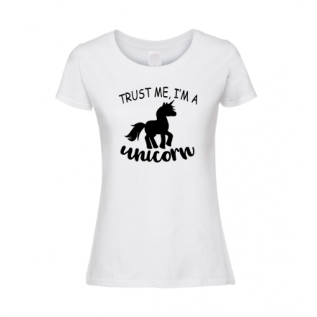 koszulka z nadrukiem jednorożca, zaufaj mi, jestem jednorożcem