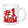 biały kubek dla mamy z nadrukiem mama numer jeden