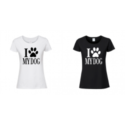 Koszulka z Tekstem | Kocham Swojego Psa