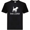 Koszulka z nadrukiem psa, miłośnik psów