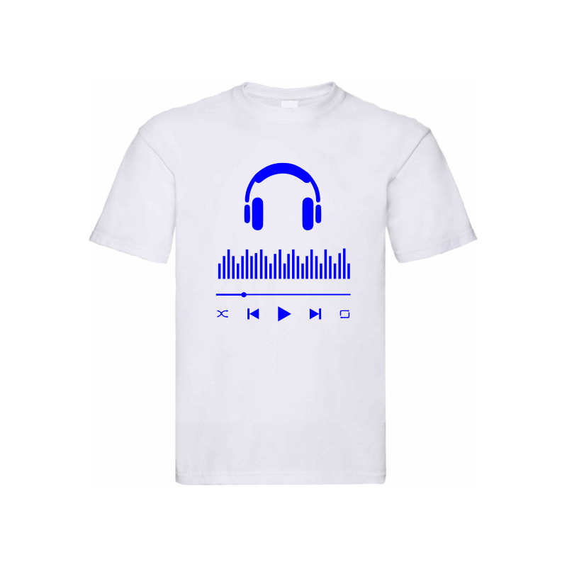 Koszulka z Nadrukiem Odtwarzacza muzyki