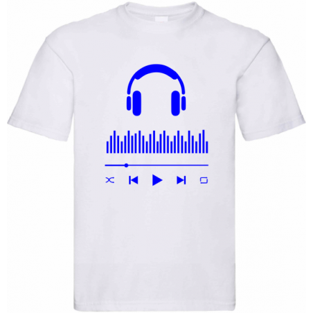 Koszulka z Nadrukiem Odtwarzacza muzyki