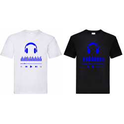 Koszulka z Nadrukiem Odtwarzacza Muzyki