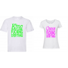 białe Koszulki dla par, Król i królowa