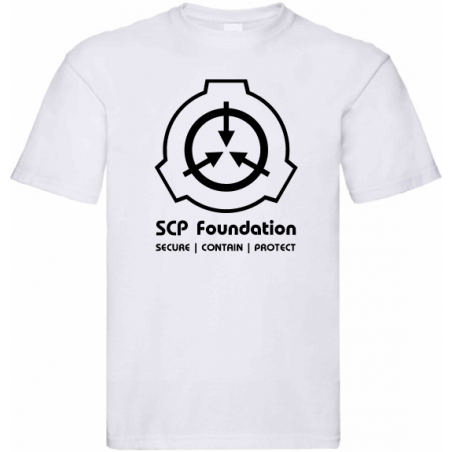 Koszulka z Nadrukiem SCP FUNDATTION