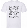 koszulka z śmiesznym nadrukiem o cierpliwości