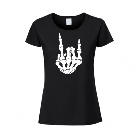 koszulka z ręką kościotrupa