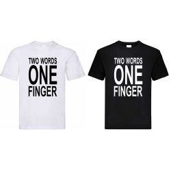 Wulgarna Koszulka | One Fingers | Śmieszna