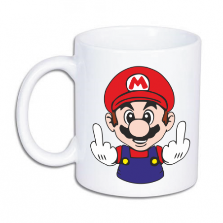 kubek dla graczcy z nadrukiem śmiesznego Mario