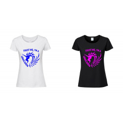 koszulki z nadrukami jednorożców i tekstem zaufaj mi jestem jednorożcem